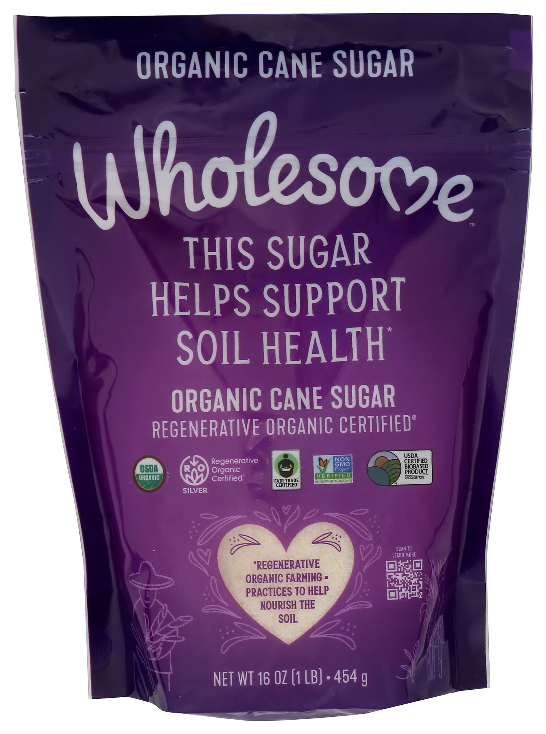 Amazon.com: Wholesome Sweeteners 16-Ounce Organic Cane Sugar, Fair